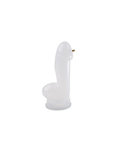 SP010 Realistični cilindar za penis XL, transparent